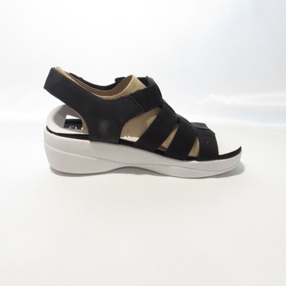 Ryka Multi-Strap Adjustable Wedge Sandals - Aloha - Black Various Sizes NIB - Picture 1 of 6